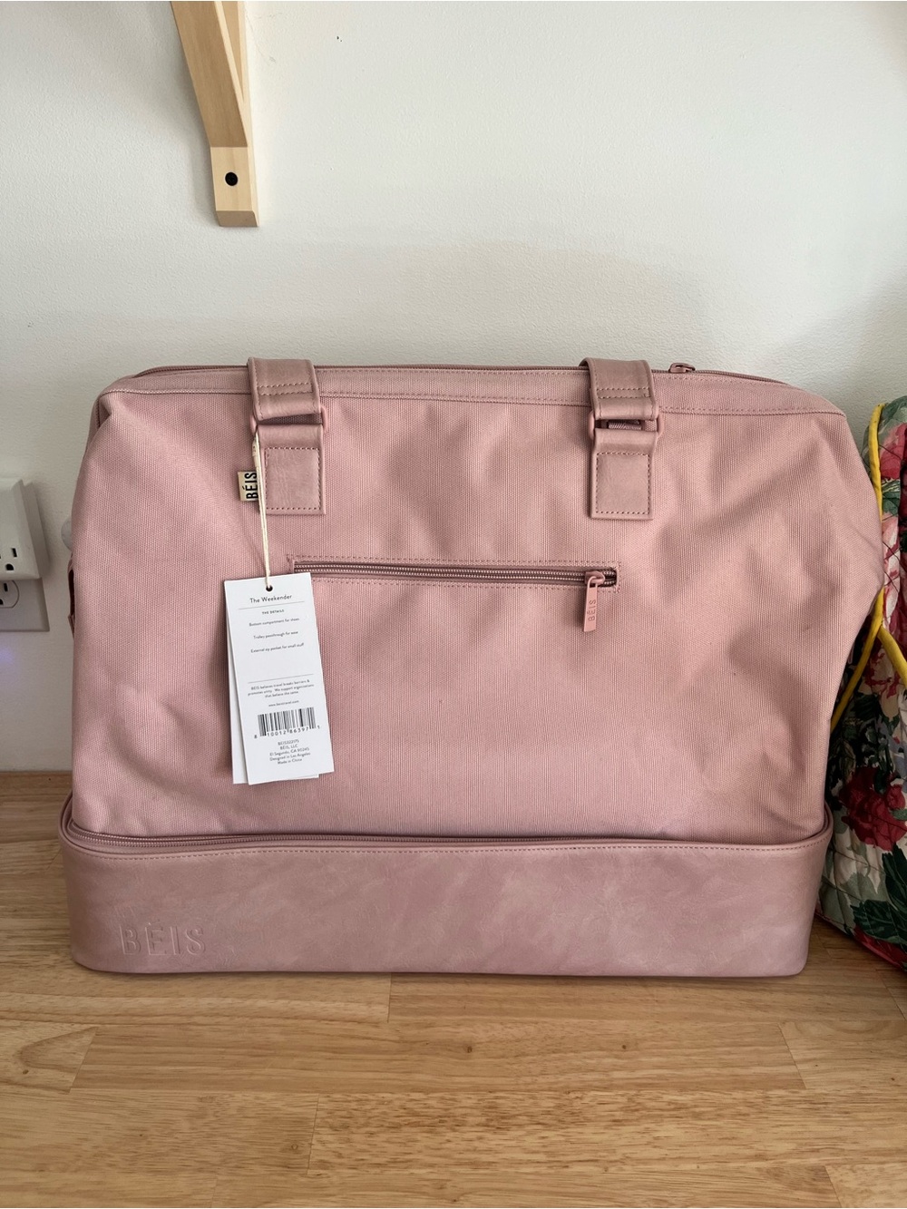 BEIS Atlas Pink Weekender